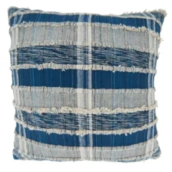 Saro Lifestyle Striped Woven Cotton Throw Pillow With Down Filling -Saro Lifestyle GUEST 6c4d57be 8552 43af 8828 95e7e0bd2fab