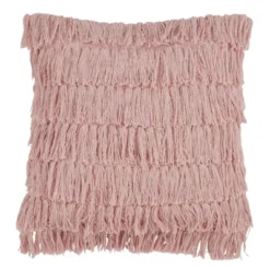 Down Filled Woven Fringes Pillow - Saro Lifestyle -Saro Lifestyle GUEST 6c503d9c 184f 4f65 bfe0 c4be51707757