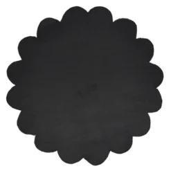 Saro Lifestyle Flower Design Beaded Placemat (Set Of 4)