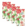 Saro Lifestyle Christmas Napkin (Set Of 4), 20", Multi