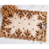 Saro Lifestyle Hand Beaded Design Placemat Oblong (Set Of 4)