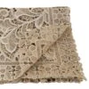 Saro Lifestyle All Over Venice Lace Runner, Ecru, 15" X 66"