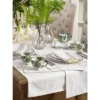 Saro Lifestyle Luana Collection Metallic Trimmed Placemats (Set Of 4)