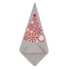 Saro Lifestyle Holiday Table Napkins With Peppermint Christmas Tree Design (Set Of 4)