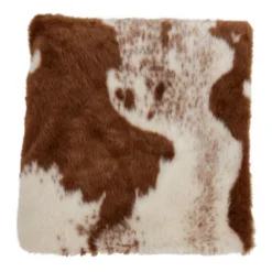 Saro Lifestyle Faux Fur Cow Hide Throw -Saro Lifestyle GUEST 7f6509c6 52fc 4f29 9330 9a357f4cda50