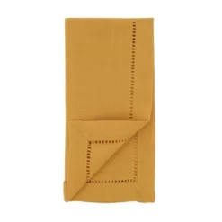 Saro Lifestyle Saro Lifestyle Dinner Napkin With Hemstitch Border Design (Set Of 12)