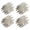 Saro Lifestyle Jagged Edge Napkin Ring (Set Of 4)