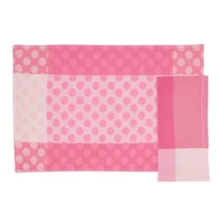 Saro Lifestyle Playful Polka Dot Placemat And Napkin Set -Saro Lifestyle GUEST 8384e0d8 7269 4464 b5c7 7a2f9715ed16