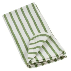 Saro Lifestyle Cotton Striped Napkins (Set Of 4)