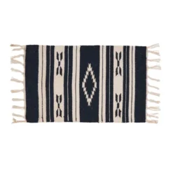 Saro Lifestyle Desert Horizon Placemat (Set Of 4), 12"x18", Black