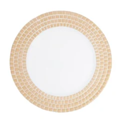 Saro Lifestyle Decorative Tile Edged Charger Plate (Set Of 4) -Saro Lifestyle GUEST 89709734 503c 4909 b2dd bb7c82273b83