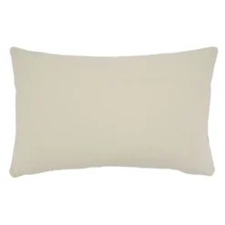 12"x20" Oversize Rope Knots Applique Lumbar Throw Pillow Cover - Saro Lifestyle