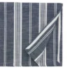 Saro Lifestyle Striped Design Tablecloth, 65"x120", Blue