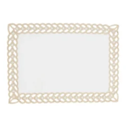 Saro Lifestyle Braided Bliss Border Placemat (Set Of 4), Gold, 14"x20" 5 Saro Lifestyle Braided Bliss Border Placemat (Set Of 4), Gold, 14"x20" -Saro Lifestyle GUEST 8bb0fb94 658a 492c b612 7a84b49d03a2