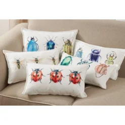 12"x20" Bees Poly Filled Throw Pillow White - SARO 5 12"x20" Bees Poly Filled Throw Pillow White - SARO -Saro Lifestyle GUEST 8e93c8b1 1e3b 47a3 8943 b326cfa0e99c 1