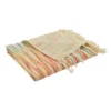 50"x60" Striped Design Rainbow Throw Blanket - Saro Lifestyle