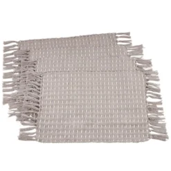 Saro Lifestyle Dashed Woven Placemat (Set Of 4) -Saro Lifestyle GUEST 92dc303f 1f38 41bc a299 3c8259c0f23f