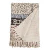 Saro Lifestyle Saro Lifestyle Cotton Throw With Blocked Print Design, Multi, 47"x70"