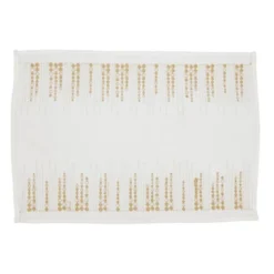 Saro Lifestyle Festive Embroidered Dots Placemat (Set Of 4)
