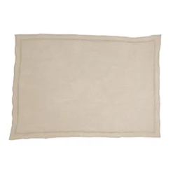 Saro Lifestyle Stonewashed Overlock Edge Placemat (Set Of 4) -Saro Lifestyle GUEST 98289236 6cc8 4367 916e 61fc21468570