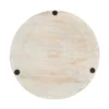 Saro Lifestyle Wooden Charger, 13" Ø Round, Natural (Set Of 4)