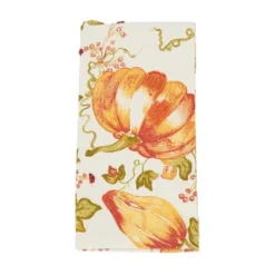 Saro Lifestyle Table Napkins With Pumpkin Design (Set Of 4) -Saro Lifestyle GUEST 9ad6ae1a 25c4 4ea6 8a00 c773de9d8bf2