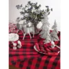 104"x70" Buffalo Plaid Tablecloth Red/Black - Saro Lifestyle