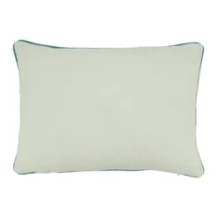 Saro Lifestyle Throw Pillow Cover With Beach Design, 14"x20", Off-White