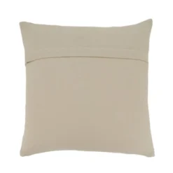 16"x16" Contemporary Hair On Leather Square Throw Pillow Cover - Saro Lifestyle