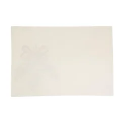 Saro Lifestyle Linen Blend Frosted Pine Placemat (Set Of 4), 13"x19", Natural