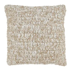 Saro Lifestyle Outdoor Zen Raffia Poly Filled Throw Pillow -Saro Lifestyle GUEST a0ae953f 249f 4d73 9aa4 0e494f811b05