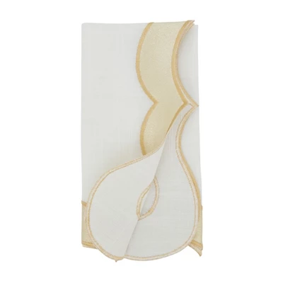 Saro Lifestyle Sparkling Shimmer Table Napkin (Set Of 4) 2 Saro Lifestyle Sparkling Shimmer Table Napkin (Set Of 4) - Image 2