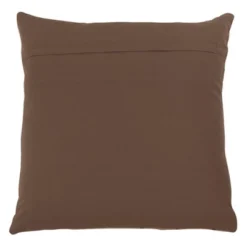 Saro Lifestyle Checkered Pillow - Down Filled, 20" Square, Natural