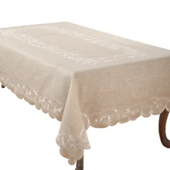 Saro Lifestyle Embroidered Design Tablecloth -Saro Lifestyle GUEST a9173069 5e4b 4c17 b521 dafa396d8346