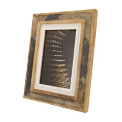 Saro Lifestyle Contemporary Wood And Slate Photo Frame -Saro Lifestyle GUEST ad20a363 50b1 48f7 93a4 25055ed548f1