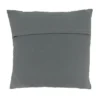 Saro Lifestyle Dori Embroidered Throw Pillow With Down Filling, Grey, 18" X 18"