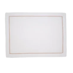 Saro Lifestyle Embroidered Line Design Placemat (Set Of 4)