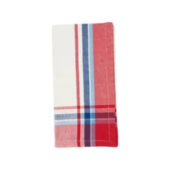 Saro Lifestyle Simple Plaid Placemat And Napkin Set -Saro Lifestyle GUEST b03a22b3 863e 4fc3 86c2 5b31c7ccab7f