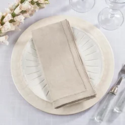 Saro Lifestyle Stonewashed Overlock Edge Napkin (Set Of 4) -Saro Lifestyle GUEST b084c74f 1045 466c 948b 732c6fe8116b