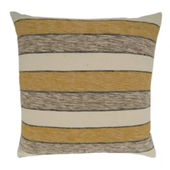 Saro Lifestyle Saro Lifestyle Cotton Pillow Cover With Striped Design -Saro Lifestyle GUEST b11a26bb 9d74 47ec 98cc 31e5a0d7d660