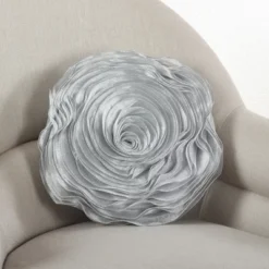 Saro Lifestyle Rose Design Throw Pillow -Saro Lifestyle GUEST b36f80d9 9cf3 457d bd7d a042d562ab43