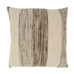 Saro Lifestyle Banded Cotton Throw Pillow With Down Filling -Saro Lifestyle GUEST b3ff8b20 ddf7 40f0 a5bf 98cdd99dc542