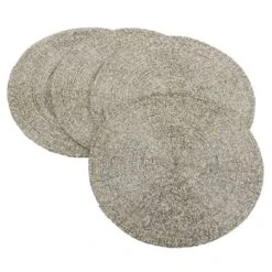 Saro Lifestyle Glass Beaded Design Elegant Glam Placemat (Set Of 4) -Saro Lifestyle GUEST b6354176 82c1 42d8 bd34 c0c897451855