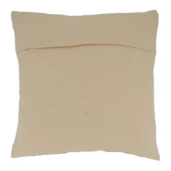 Saro Lifestyle Textured Pillow - Poly Filled, 20" Square, Oatmeal