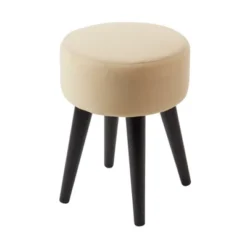 Saro Lifestyle Mongolian Lamb Fur Stool