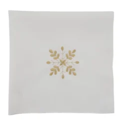 Saro Lifestyle Table Napkins With Snowflake Design (Set Of 4) -Saro Lifestyle GUEST b9e8e276 d1b6 42ef 97ee dc19e780200e