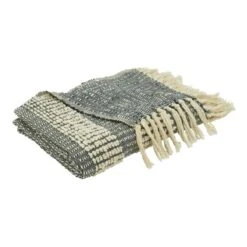 Saro Lifestyle Woven Throw Blanket With Stripe Design -Saro Lifestyle GUEST bc0d7c9e e874 4aad abe3 fa009a05fae0