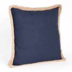 20"x20" Oversize Jute Braided Down Filled Square Throw Pillow - Saro Lifestyle -Saro Lifestyle GUEST c153d4a3 329b 4771 9593 658ddfc89647