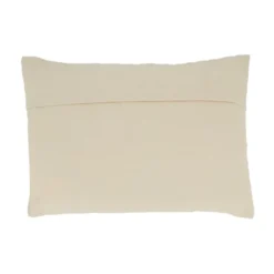 Textured Striped Throw Pillow Cover Natural - Saro Lifestyle