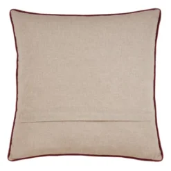 Saro Lifestyle Merry Christmas Pillow - Poly Filled, 18" Square, Natural